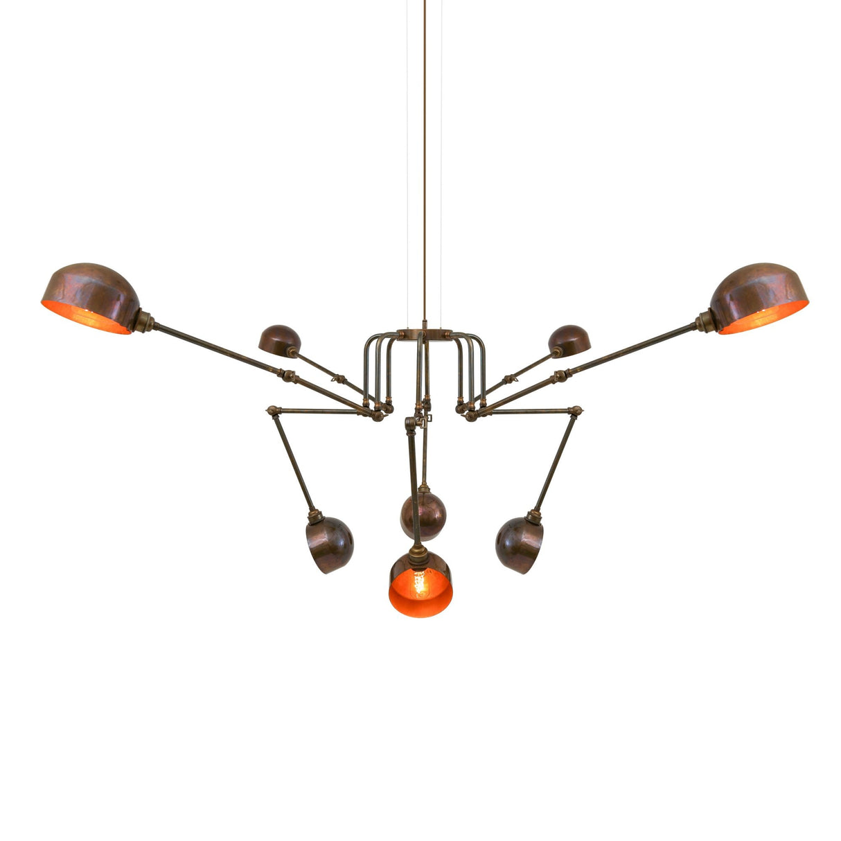 San Jose Contemporary Brass Chandelier
