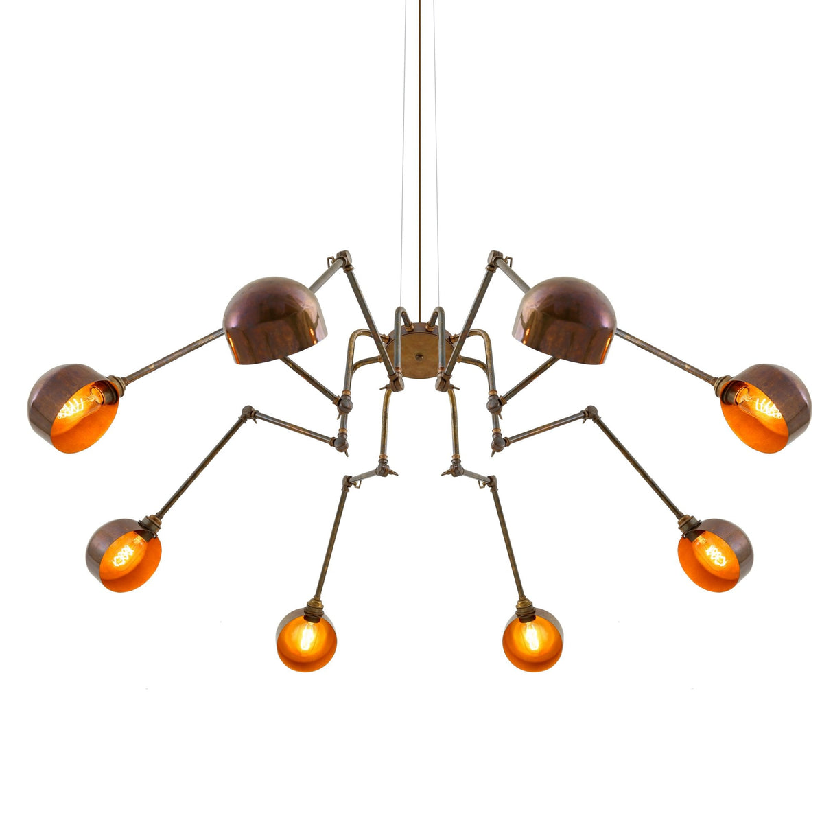 San Jose Contemporary Brass Chandelier