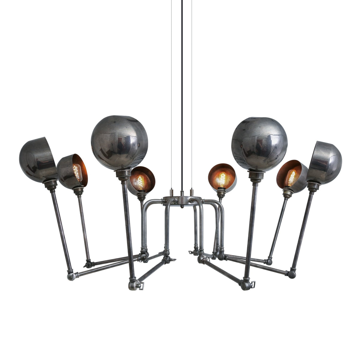 San Jose Contemporary Brass Chandelier