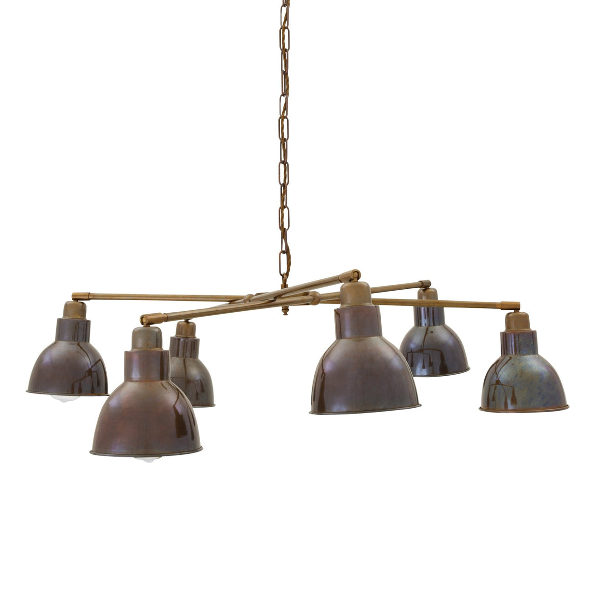 Bridgetown Industrial 6-Light Spiderweb Chandelier Ceiling Pendant