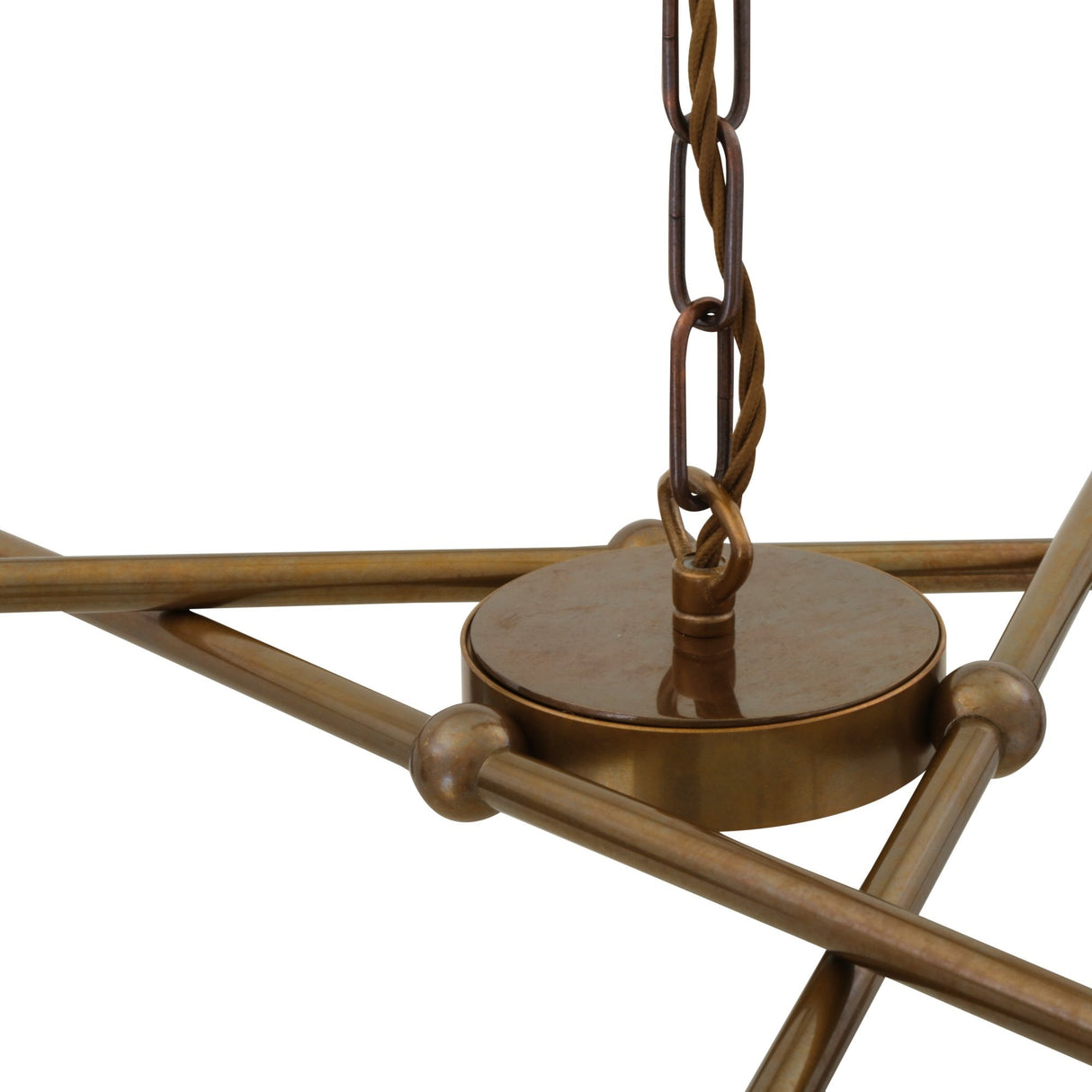 Bridgetown Industrial 6-Light Spiderweb Chandelier Ceiling Pendant