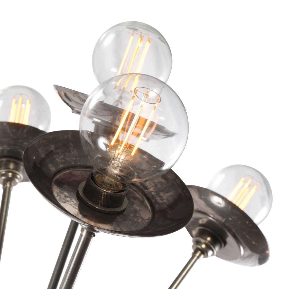 Tokyo Vintage 29-Light Brass Chandelier - Mid-Century Modern Design