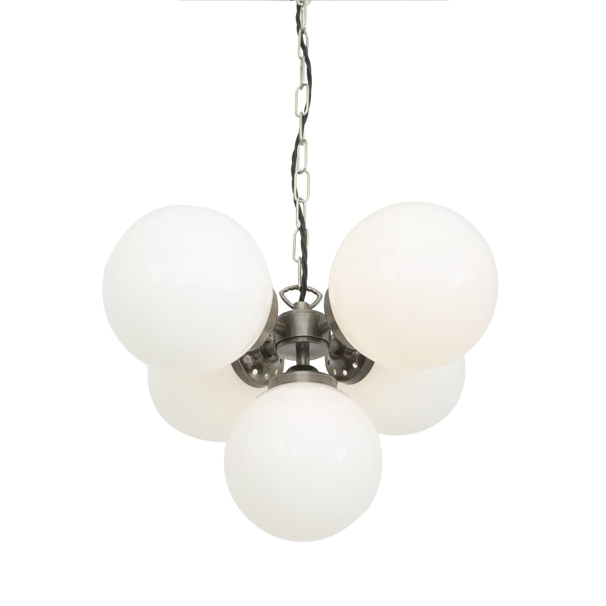 Yaounde Antique Brass Multi-Globe Chandelier