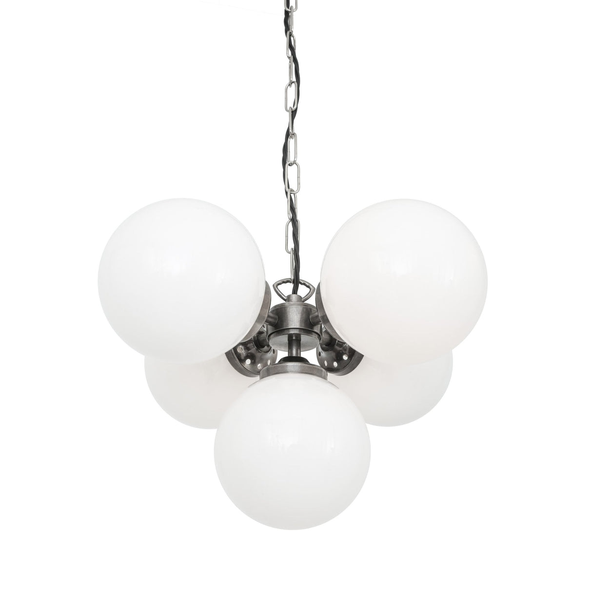 Yaounde Antique Brass Multi-Globe Chandelier