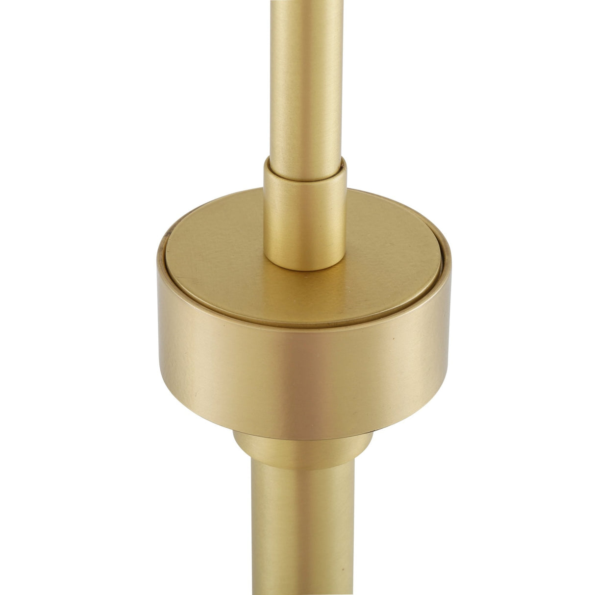 Madison Contemporary Floor Lamp, Matte Black & Antique Brass with Clear Glass Globes