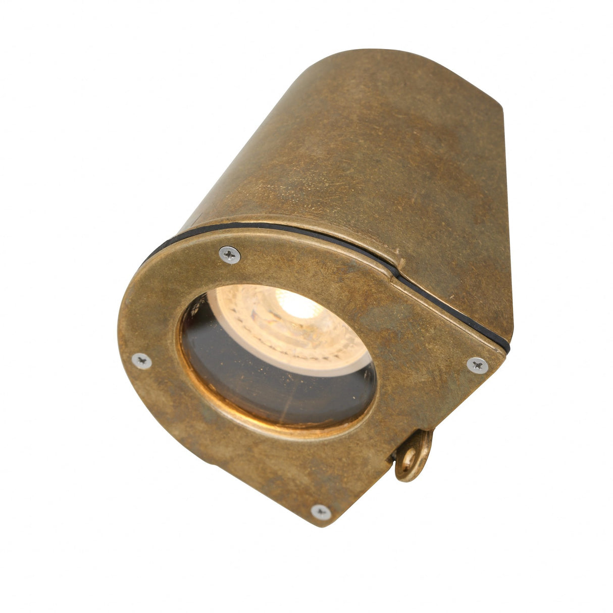 Wade Antique Brass Wall Spotlight