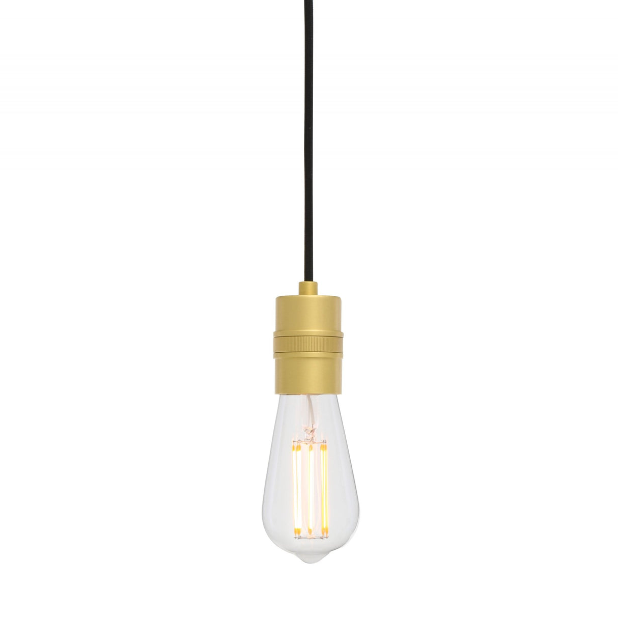 Devon Antique Brass Minimalist Pendant Light