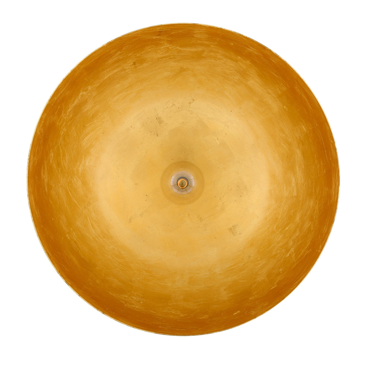 Elegant Goma Pendant Light in White with Gold Leaf Interior
