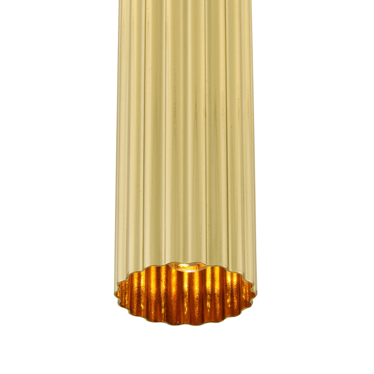 Royce Antique Brass Tube Pendant Light