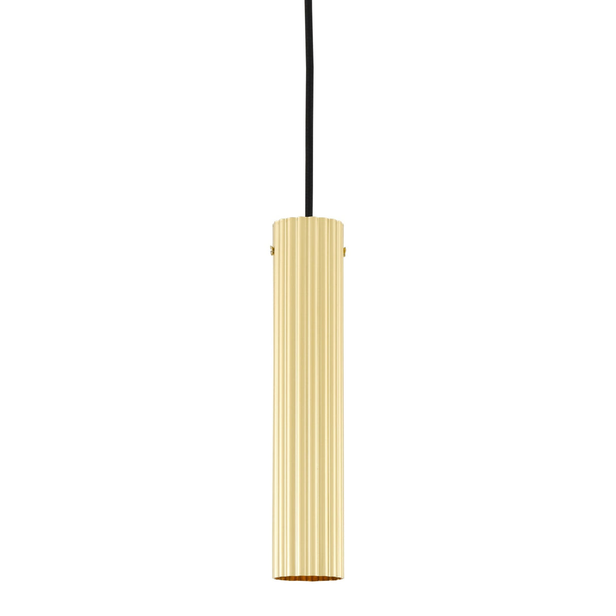 Royce Antique Brass Tube Pendant Light