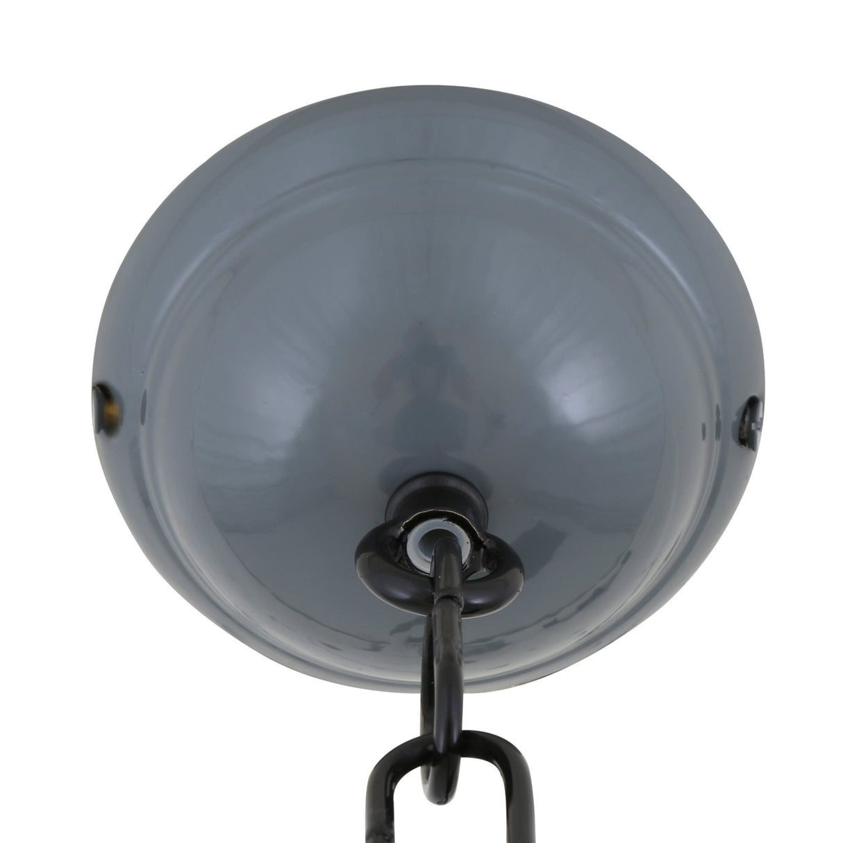 Modern Industrial Black & White Cage Pendant