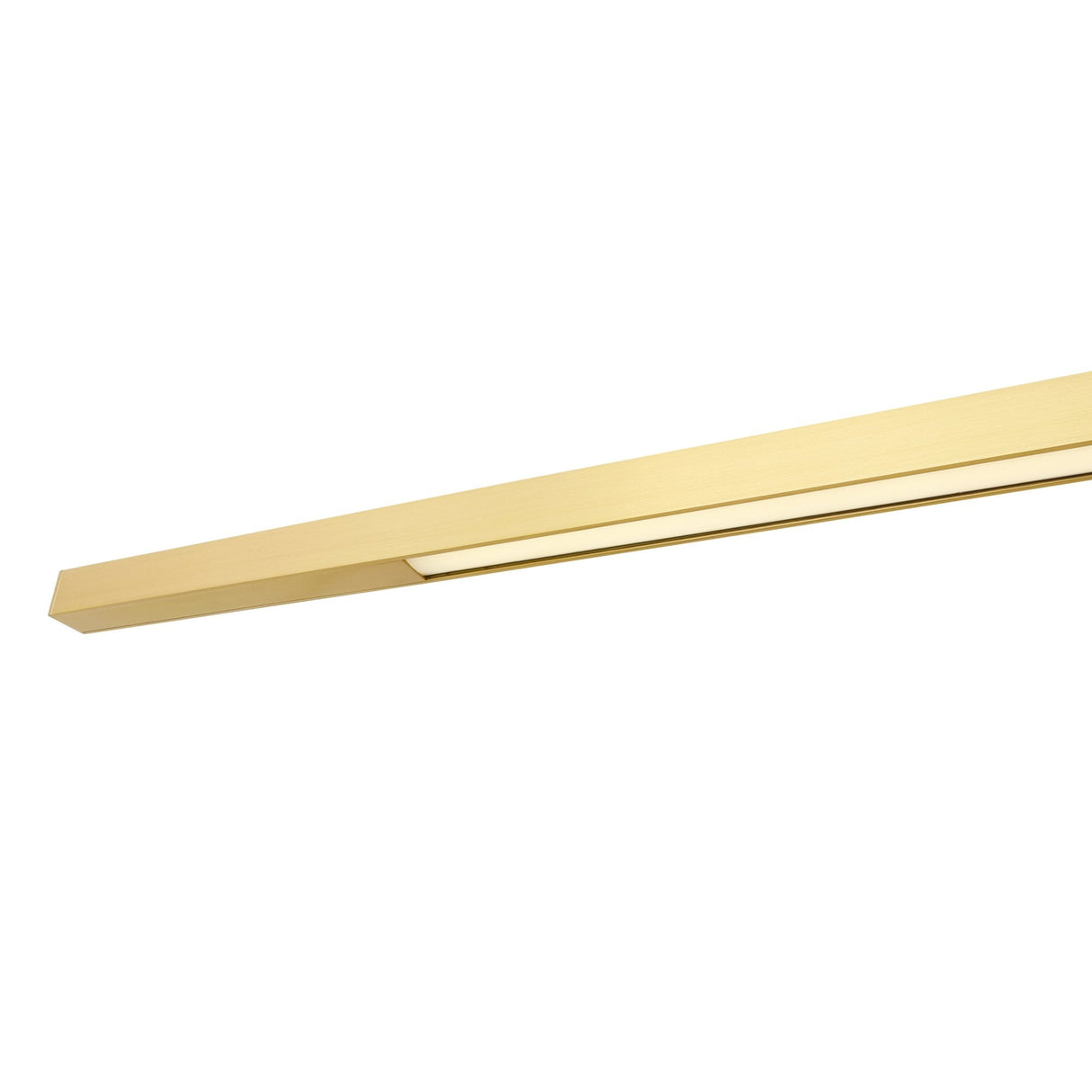 Elegant Brass Linear Pendant Light – Fairfield Collection