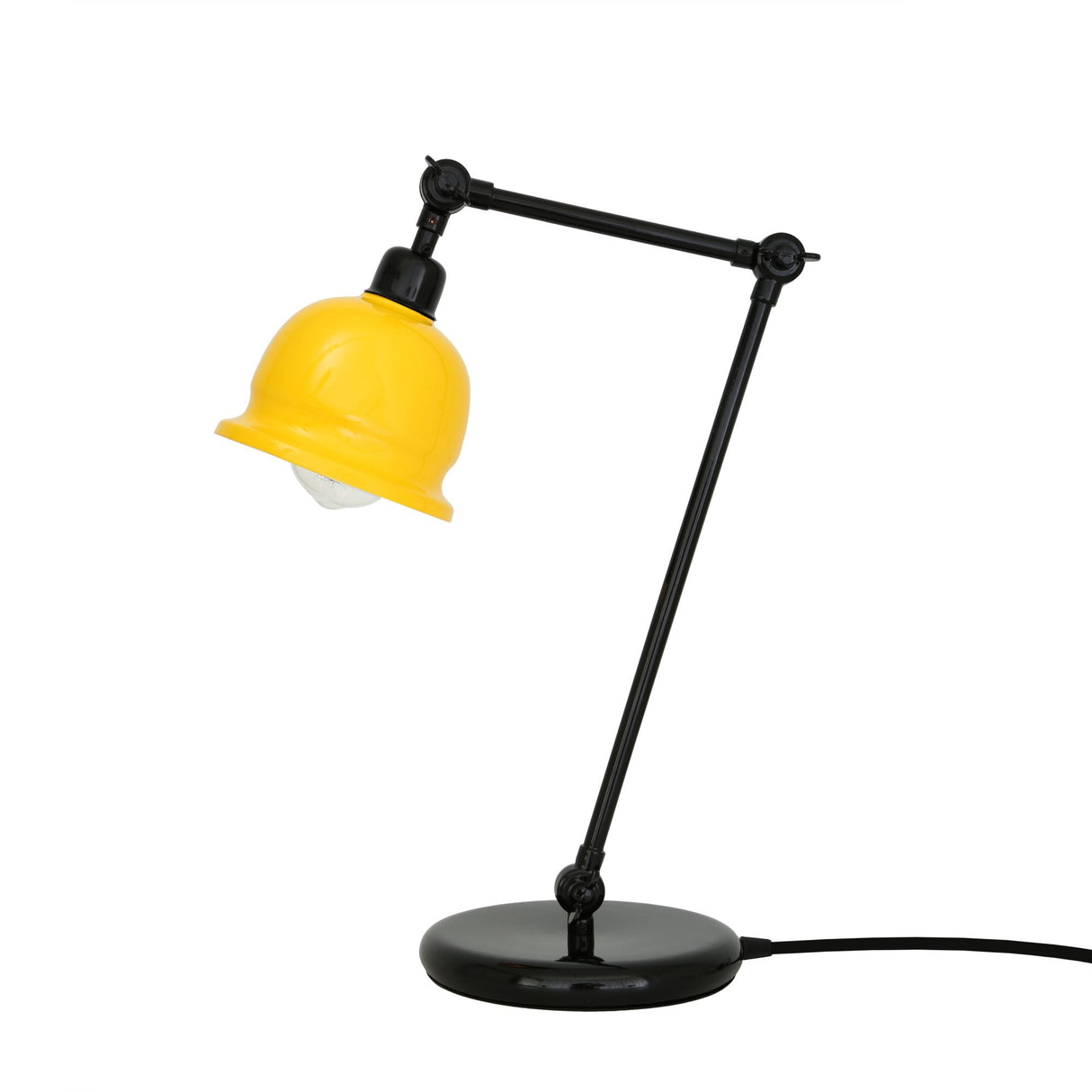 Nico Elegance Table Lamp in Matte Black with Adjustable Height