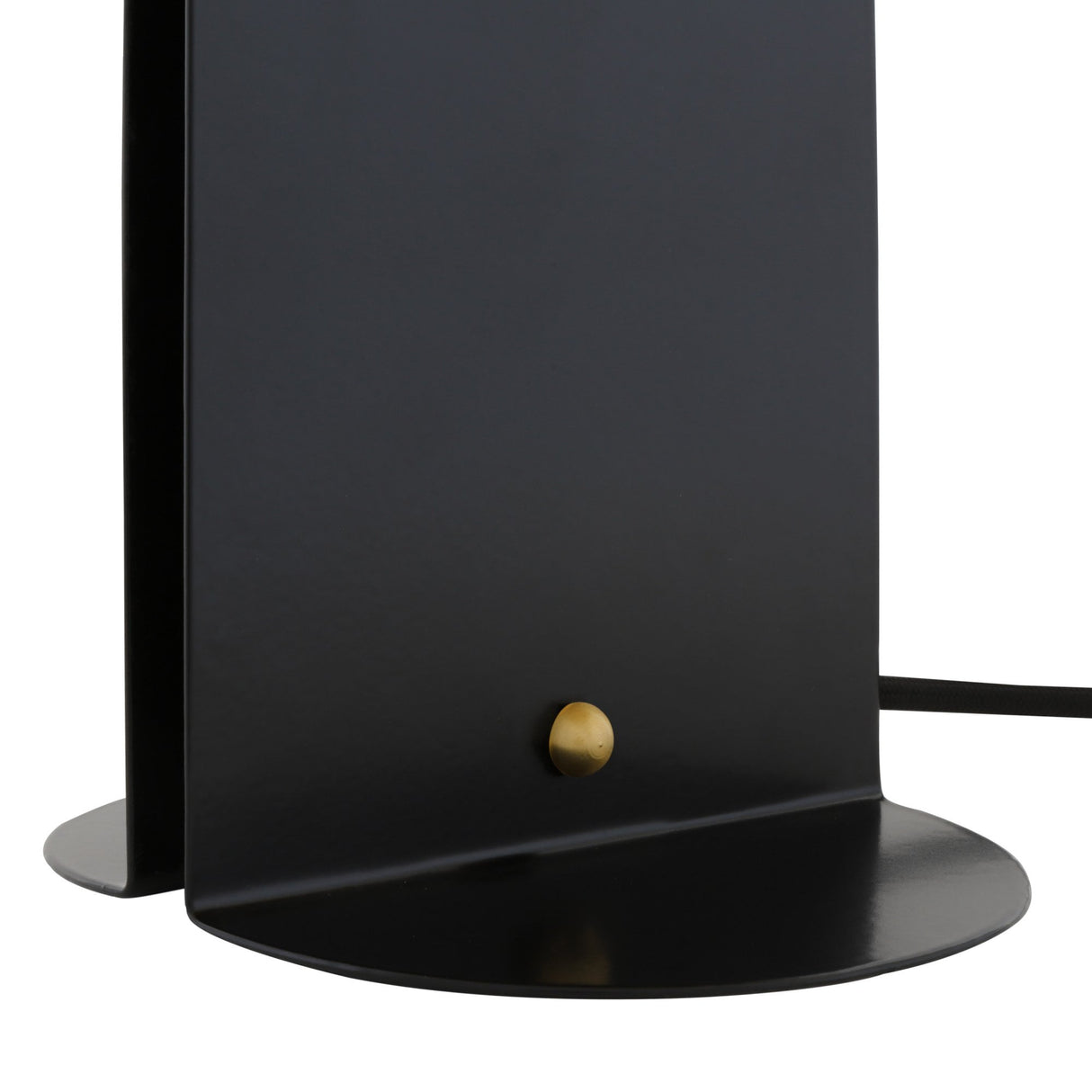 Sleek Brass & Matte Black Pencil Table Lamp