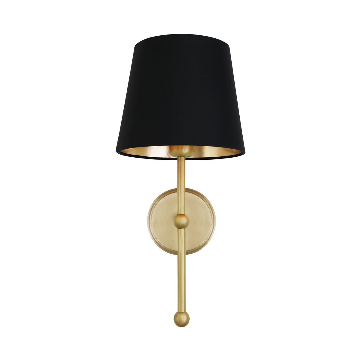 Elegant Antique Brass Wall Sconce - California Collection