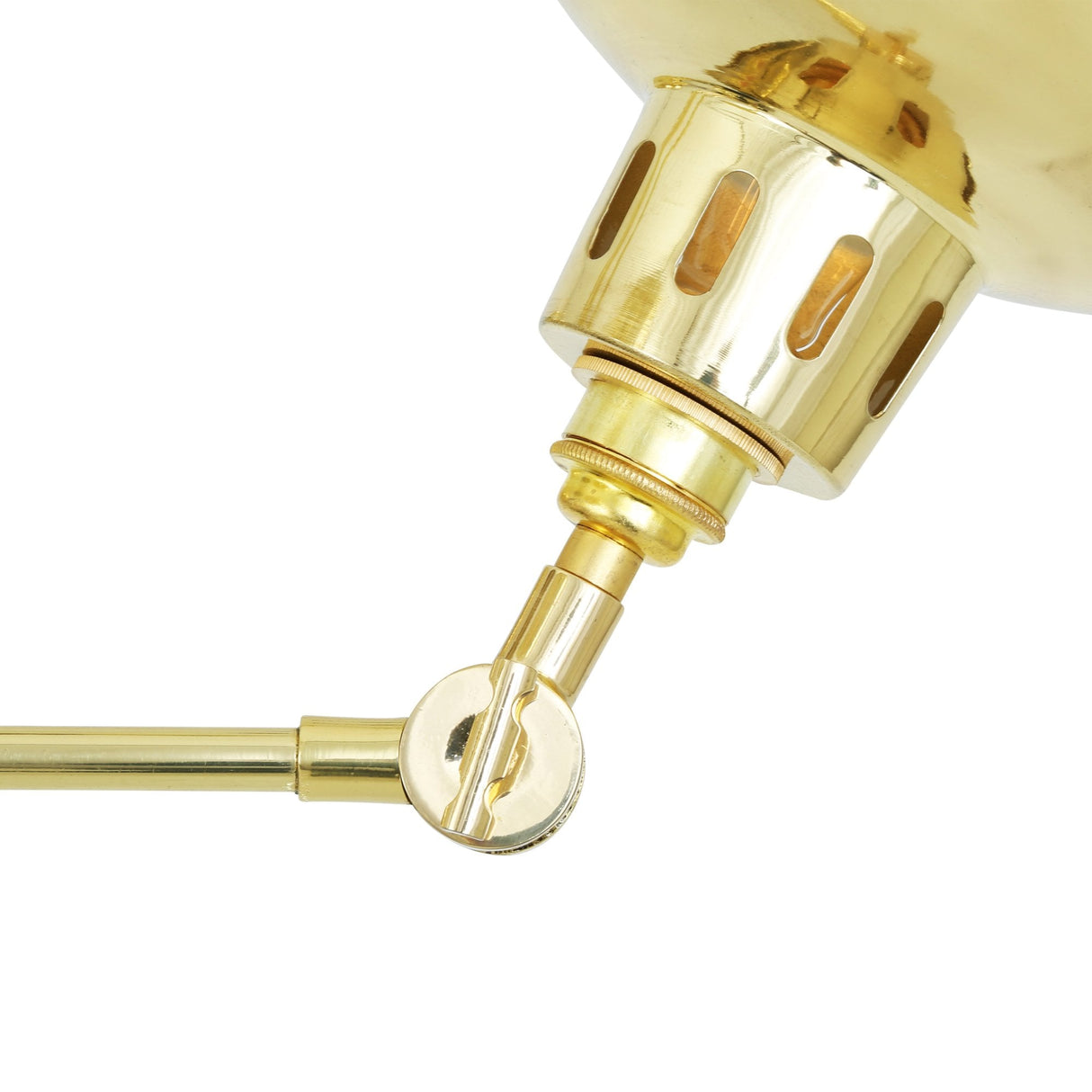 Vintage Elegance: Sparti Three-Arm Brass Chandelier