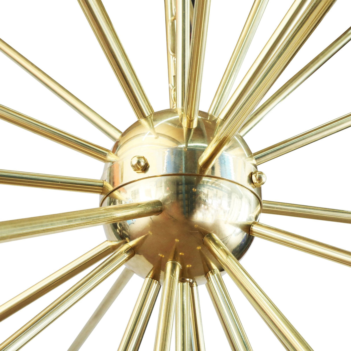Nagano Sputnik Brass Chandelier in Antique Finish