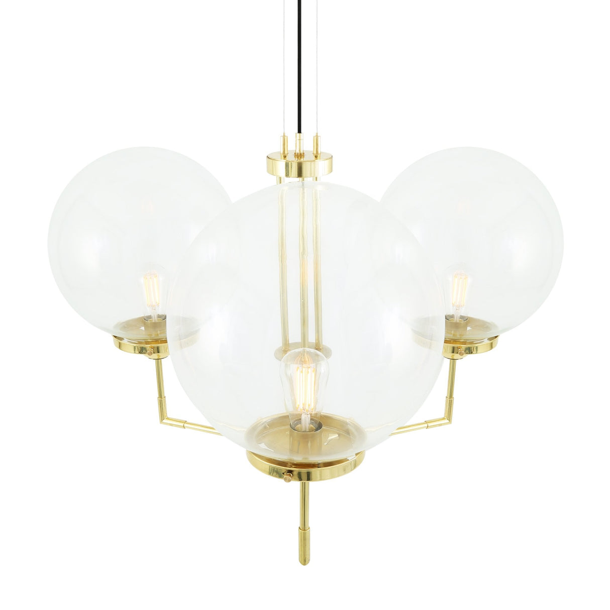 Bellavary Trio Arm Modern Chandelier | GL044B x 3
