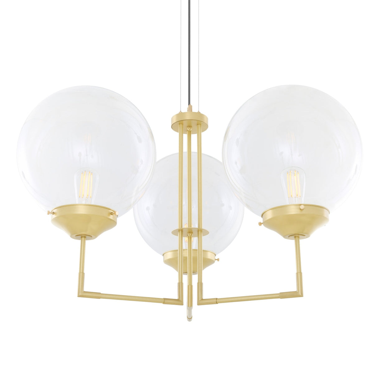 Bellavary Trio Arm Modern Chandelier | GL044B x 3
