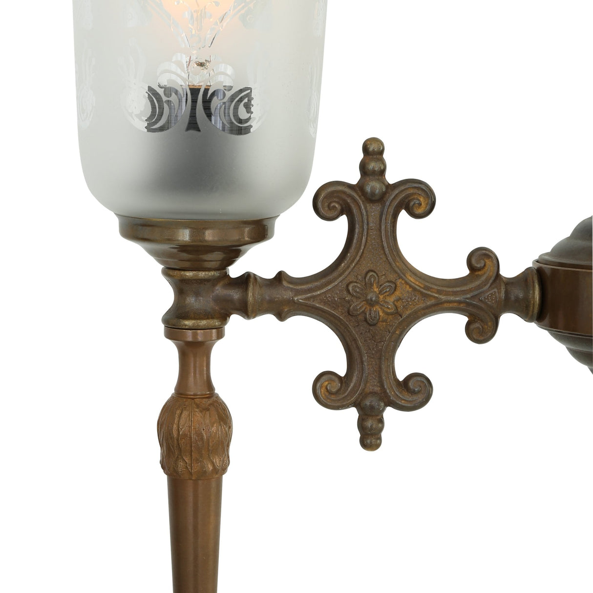 Sophisticated Allen Brass Chandelier with Triple Arm Elegance