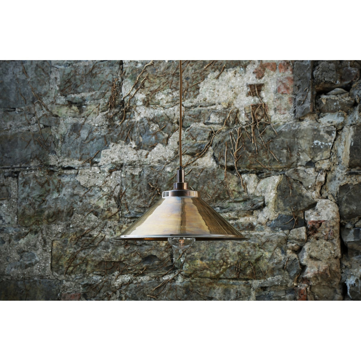 Nerissa Antique Brass Pendant Light - Industrial Steampunk Design