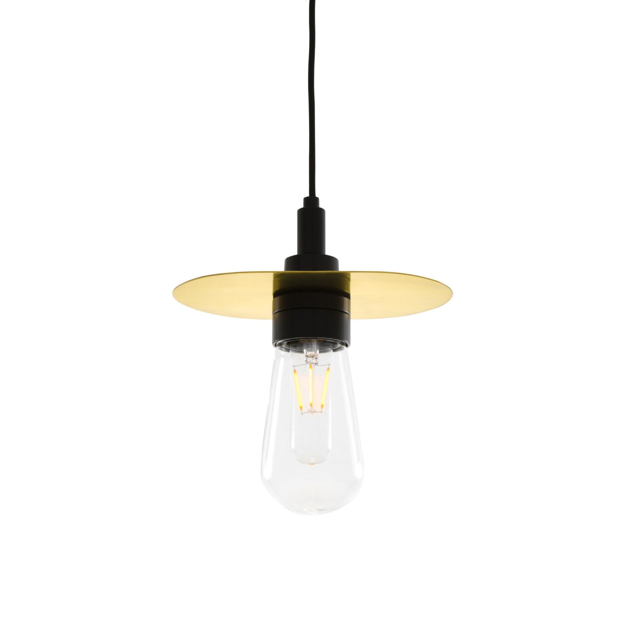 Kai Antique Brass Pendant Light - Elegant Illumination for Vanity Spaces