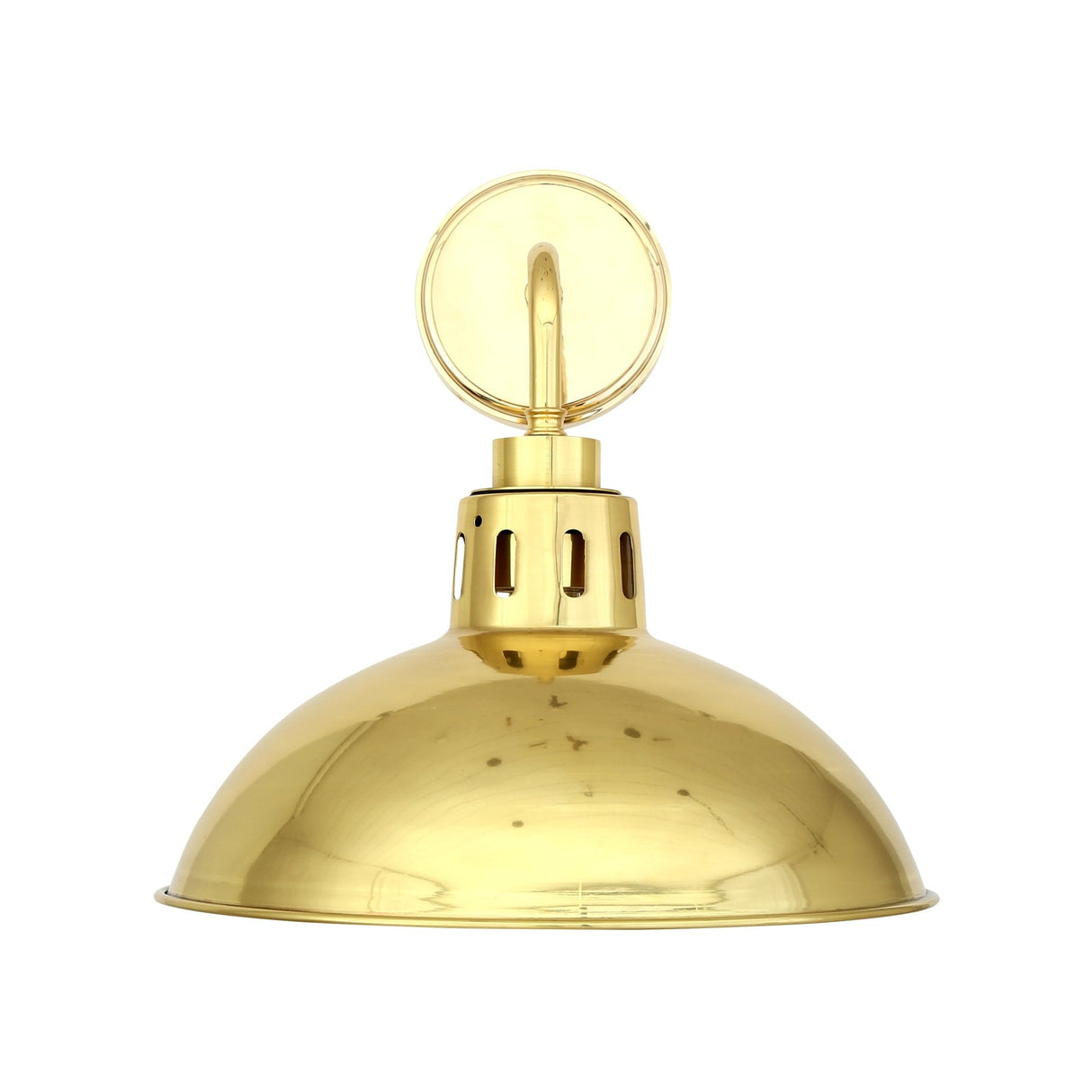 Talise Rustic Industrial Wall Light with Open Bowl Shade Design