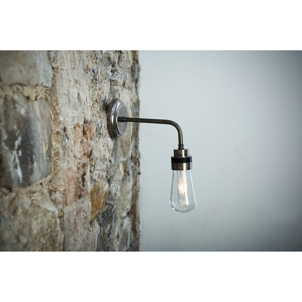 Quirky Retro Industrial Wall Light with Single Bulb
