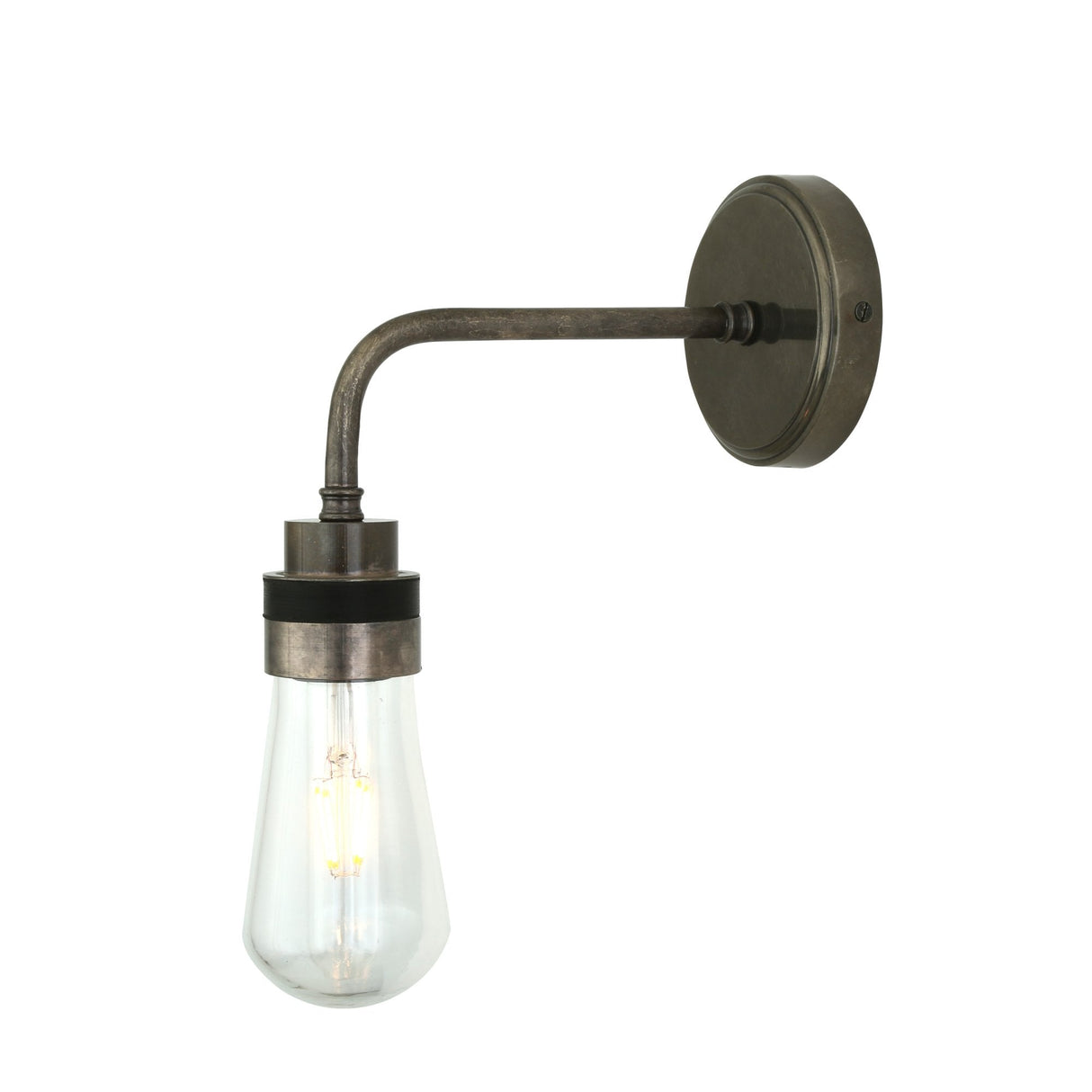 Quirky Retro Industrial Wall Light with Single Bulb
