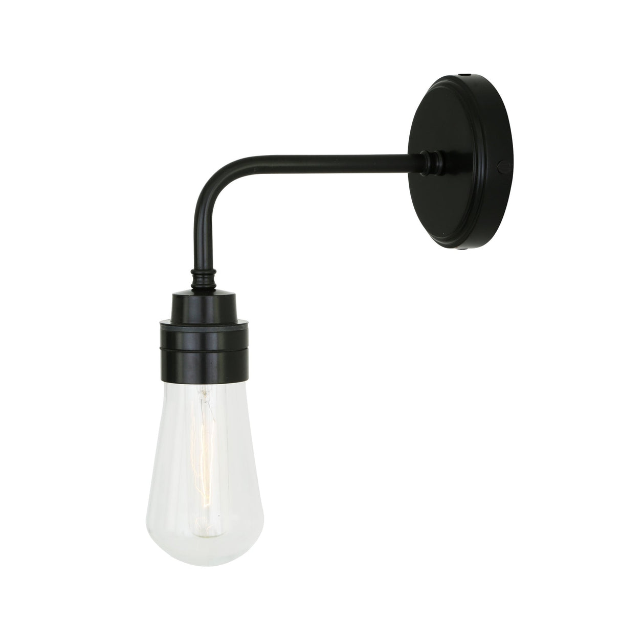 Quirky Retro Industrial Wall Light with Single Bulb