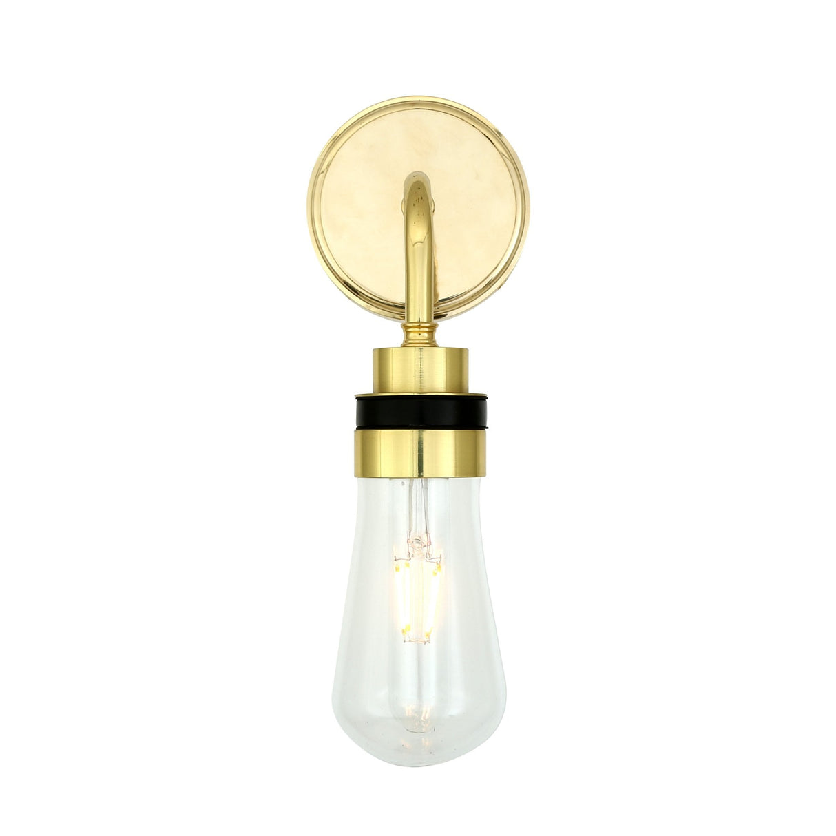Quirky Retro Industrial Wall Light with Single Bulb