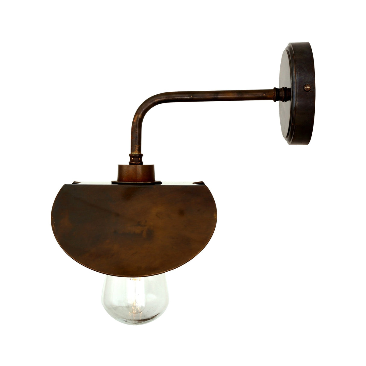 Industrial Vintage Charm: Hali Single Bulb Wall Light