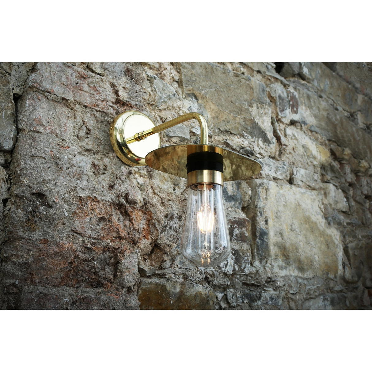 Kai Unique Single Bulb Industrial Wall Sconce