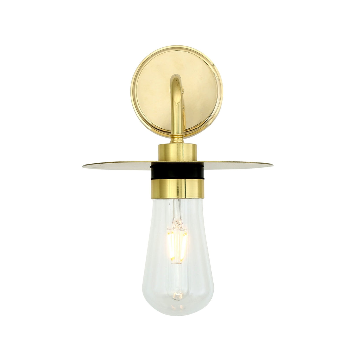 Kai Unique Single Bulb Industrial Wall Sconce