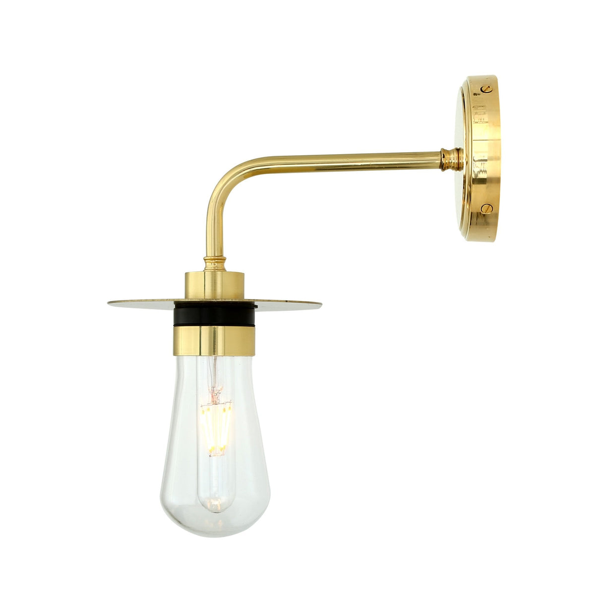 Kai Unique Single Bulb Industrial Wall Sconce