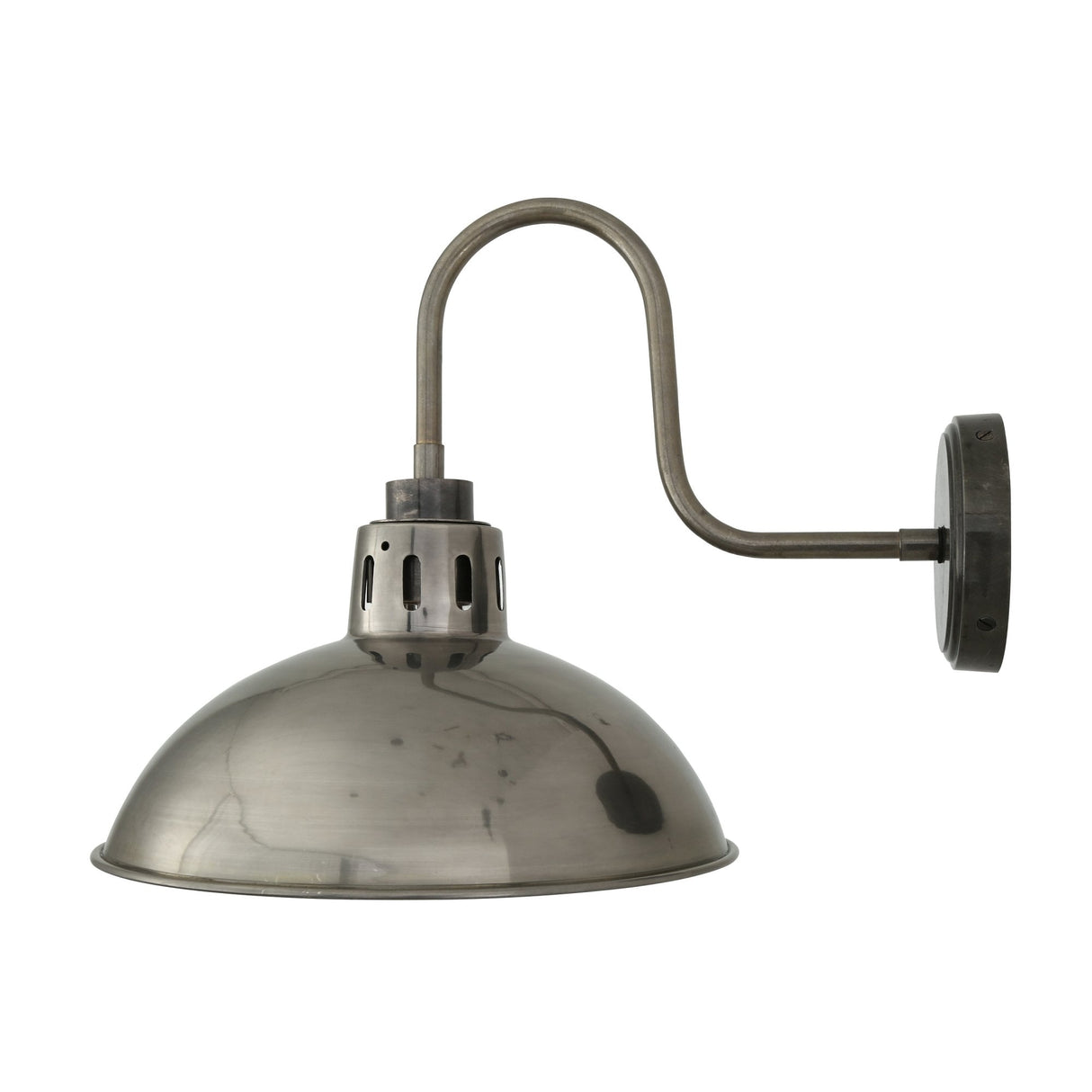 Talise Industrial Rustic Wall Light with Open Bowl Design