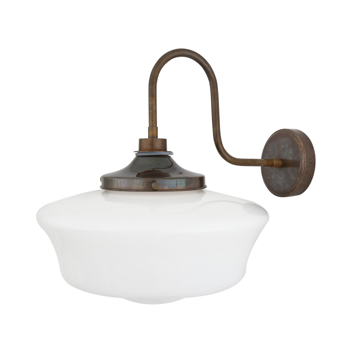 Anath Opal Glass Arch Wall Light