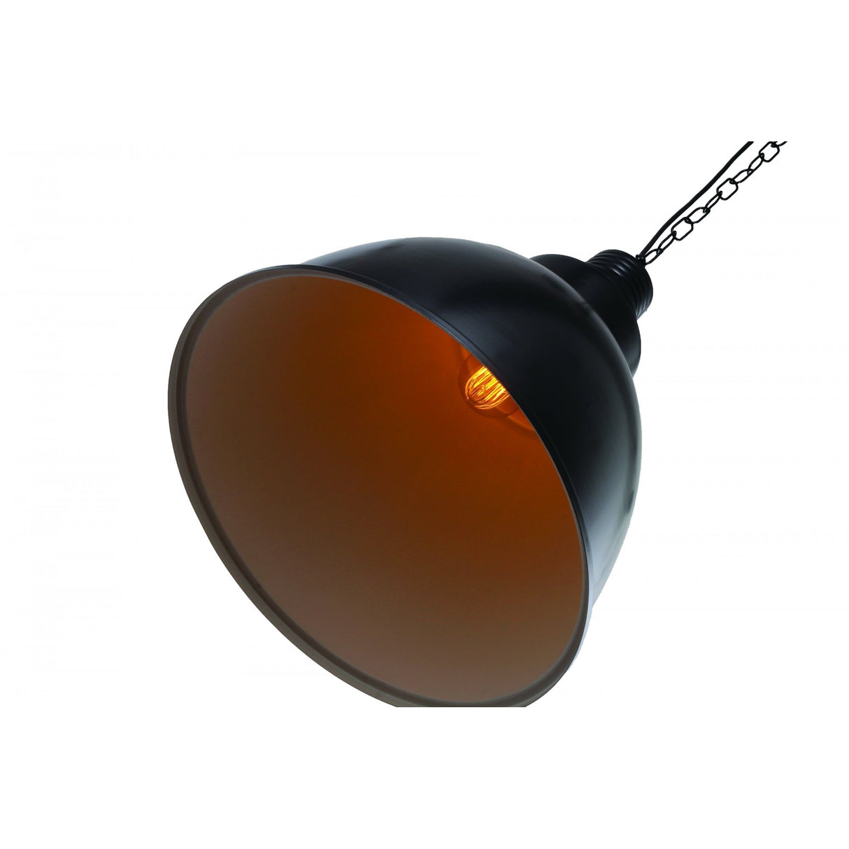 Danicaans Black Industrial Pendant Light - Large Retro Design