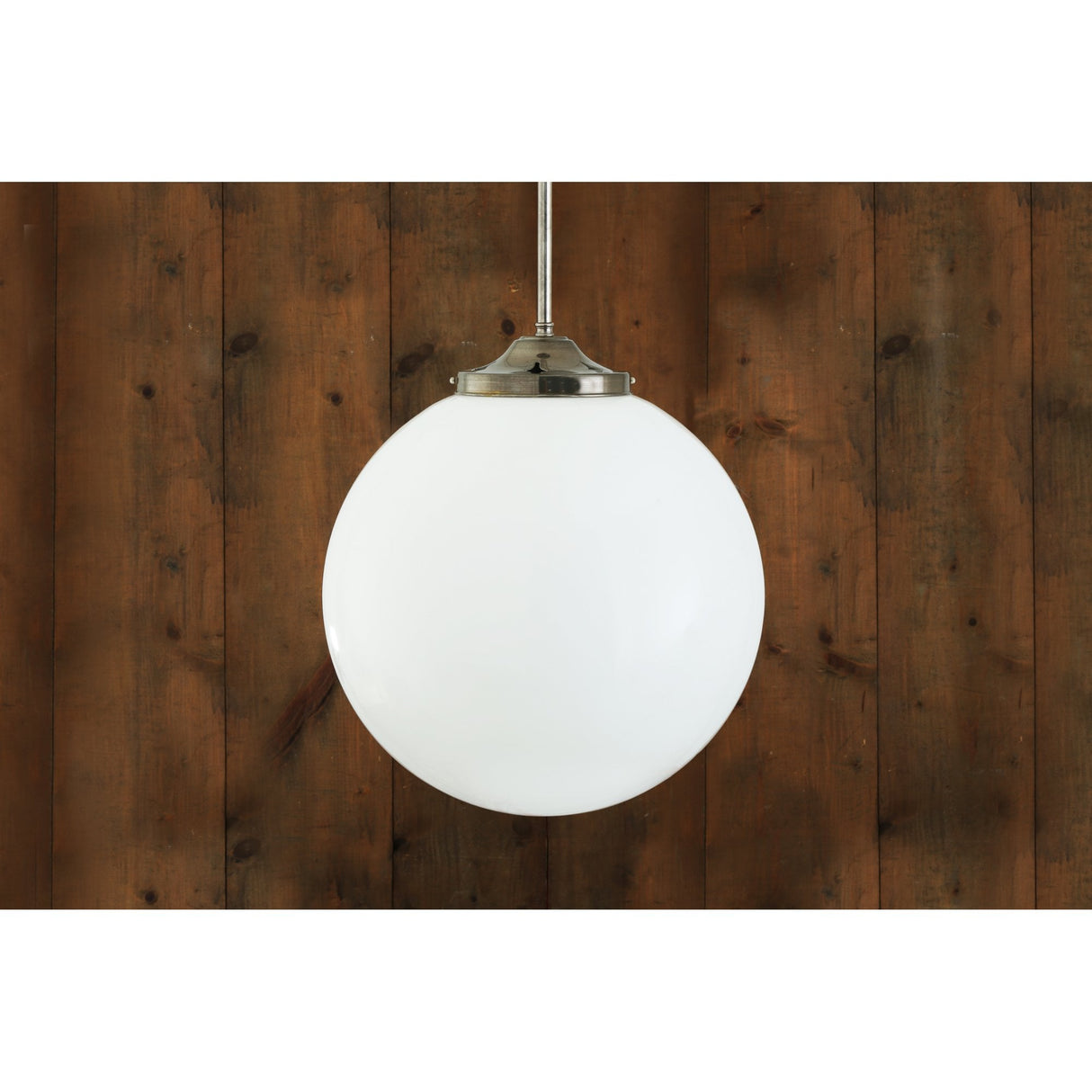 Luanda Antique Brass Globe Pendant Light