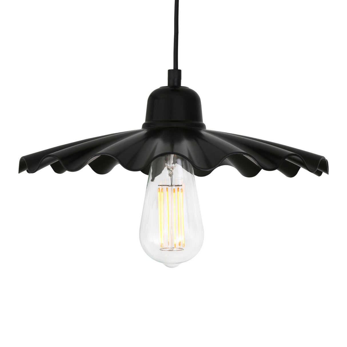 Ardle Modern Cream Industrial Pendant Light