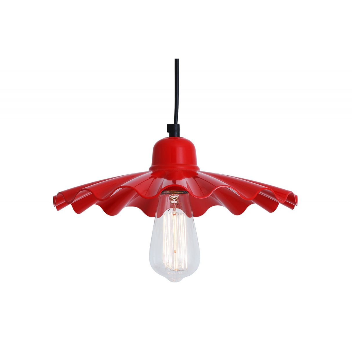 Ardle Modern Cream Industrial Pendant Light
