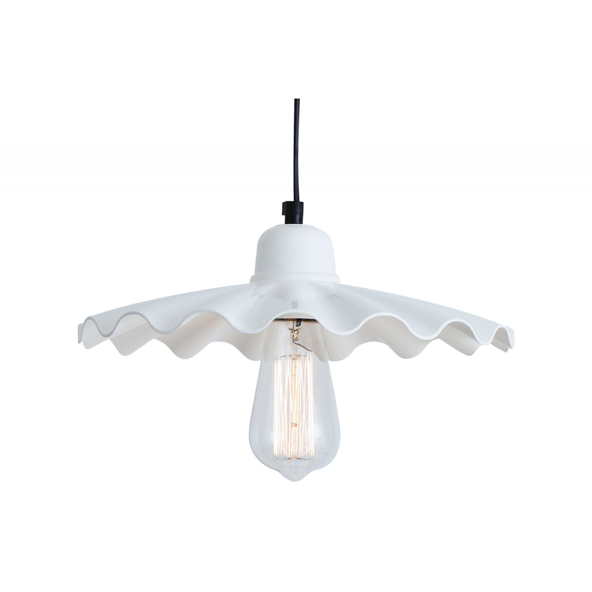 Ardle Modern Cream Industrial Pendant Light