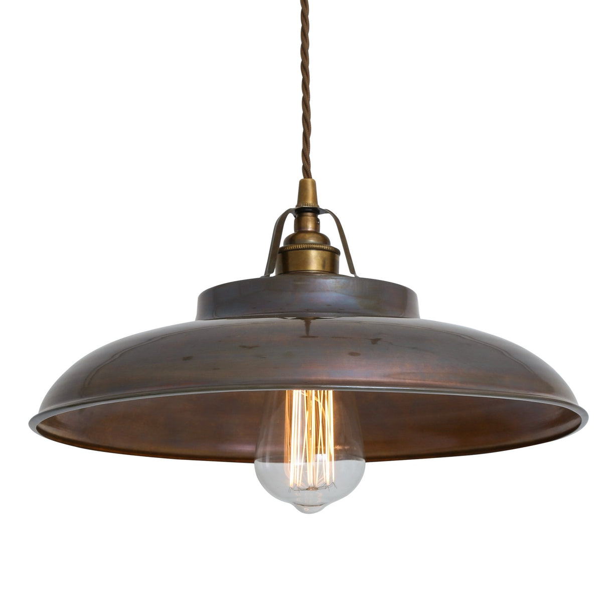 Telal Minimalist Brass Pendant Light Fixture