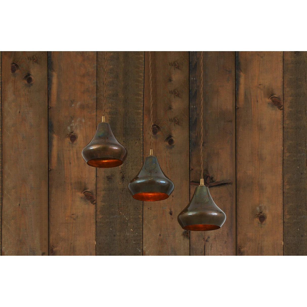 Amina Vintage Brass Pendant Light