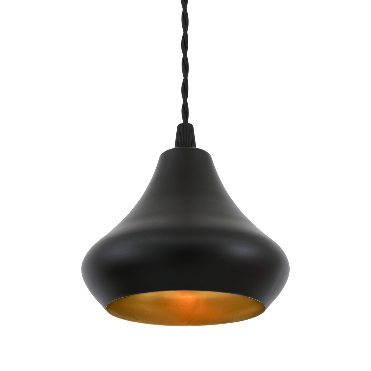 Amina Vintage Brass Pendant Light