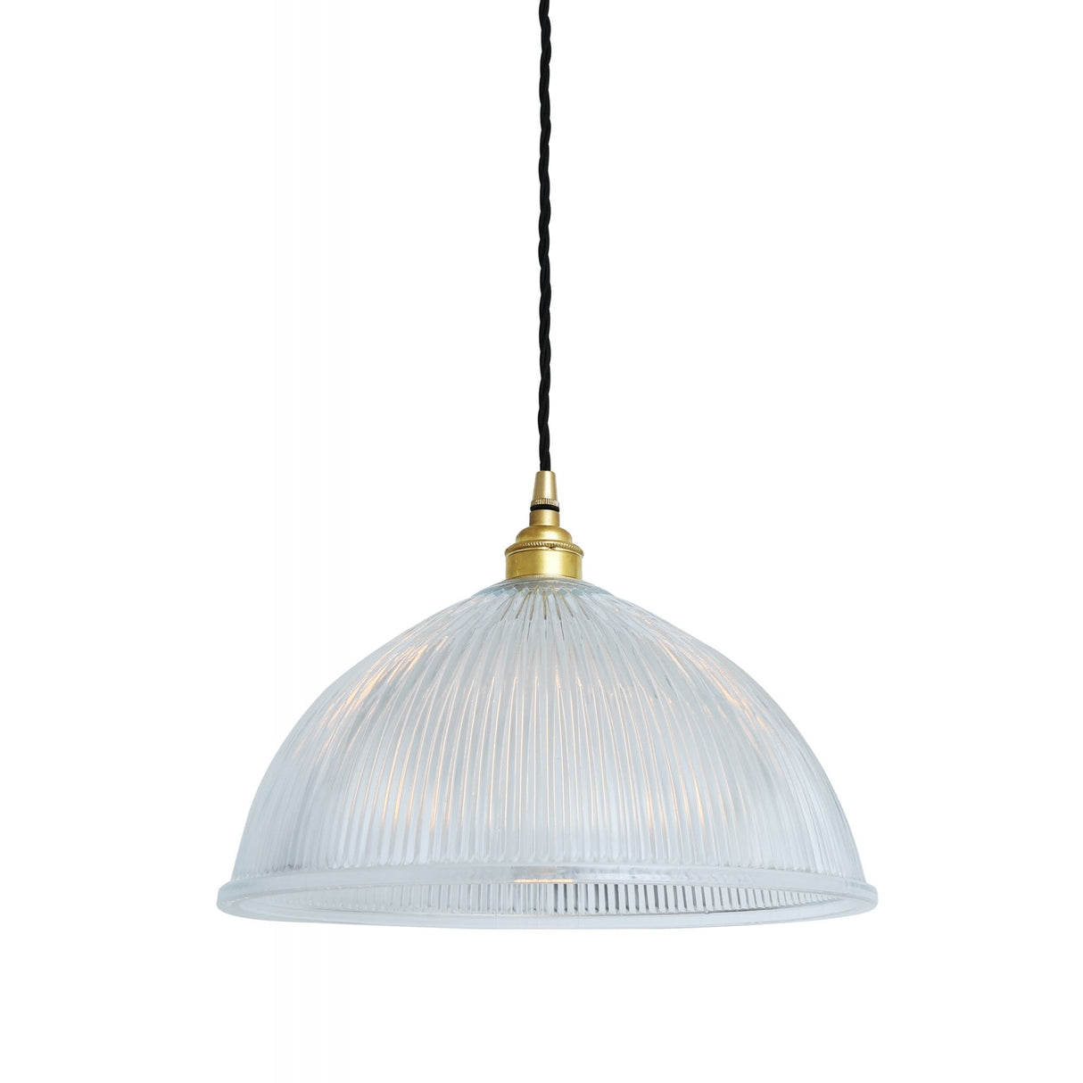 Antique Brass Nova Prismatic Pendant Light