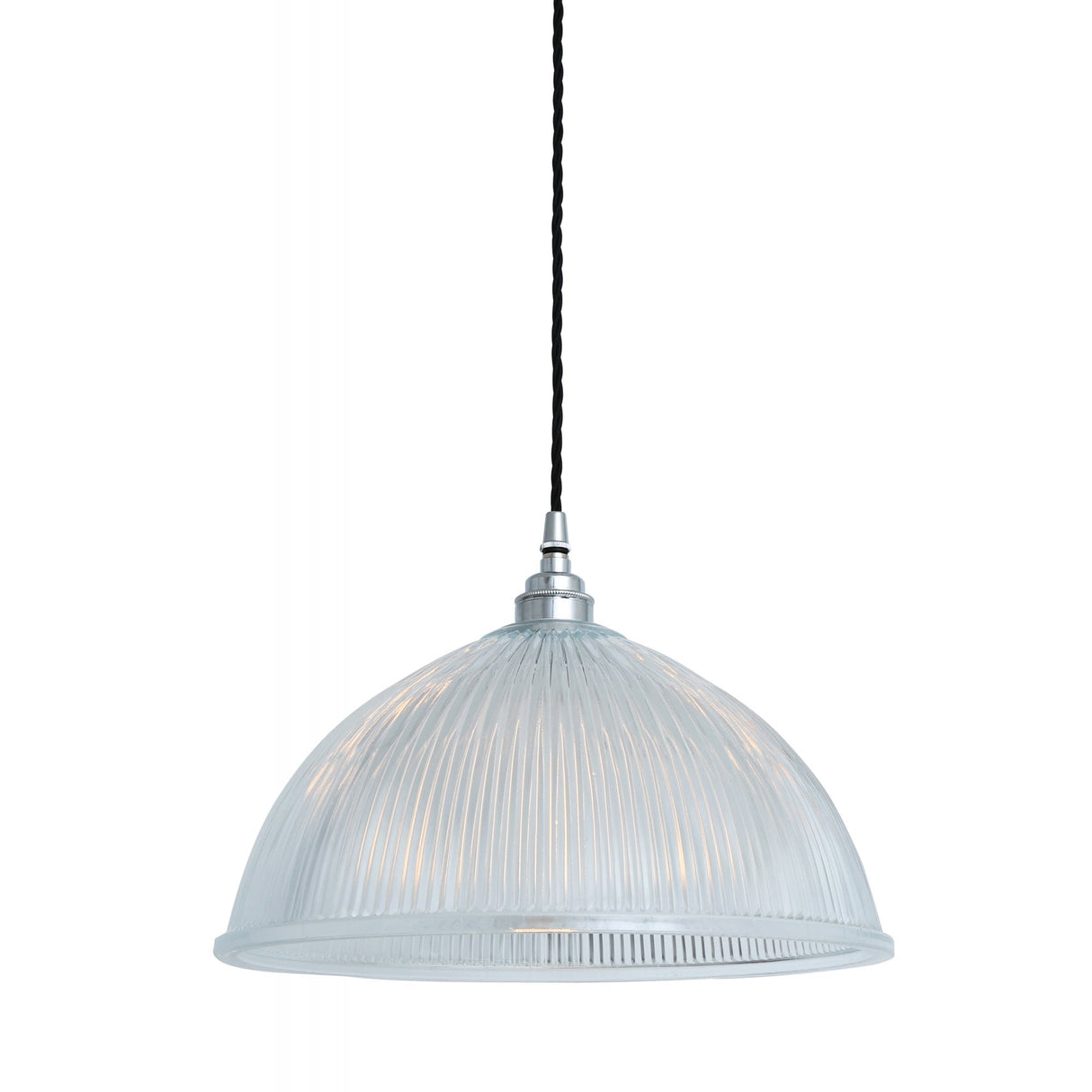Antique Brass Nova Prismatic Pendant Light
