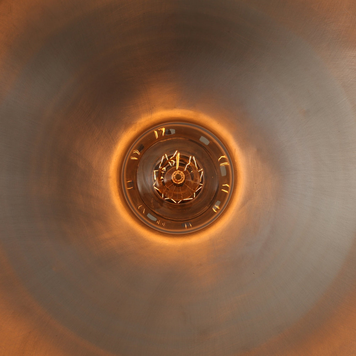 Osson Industrial Pendant Light with Bronze and Chrome Finish