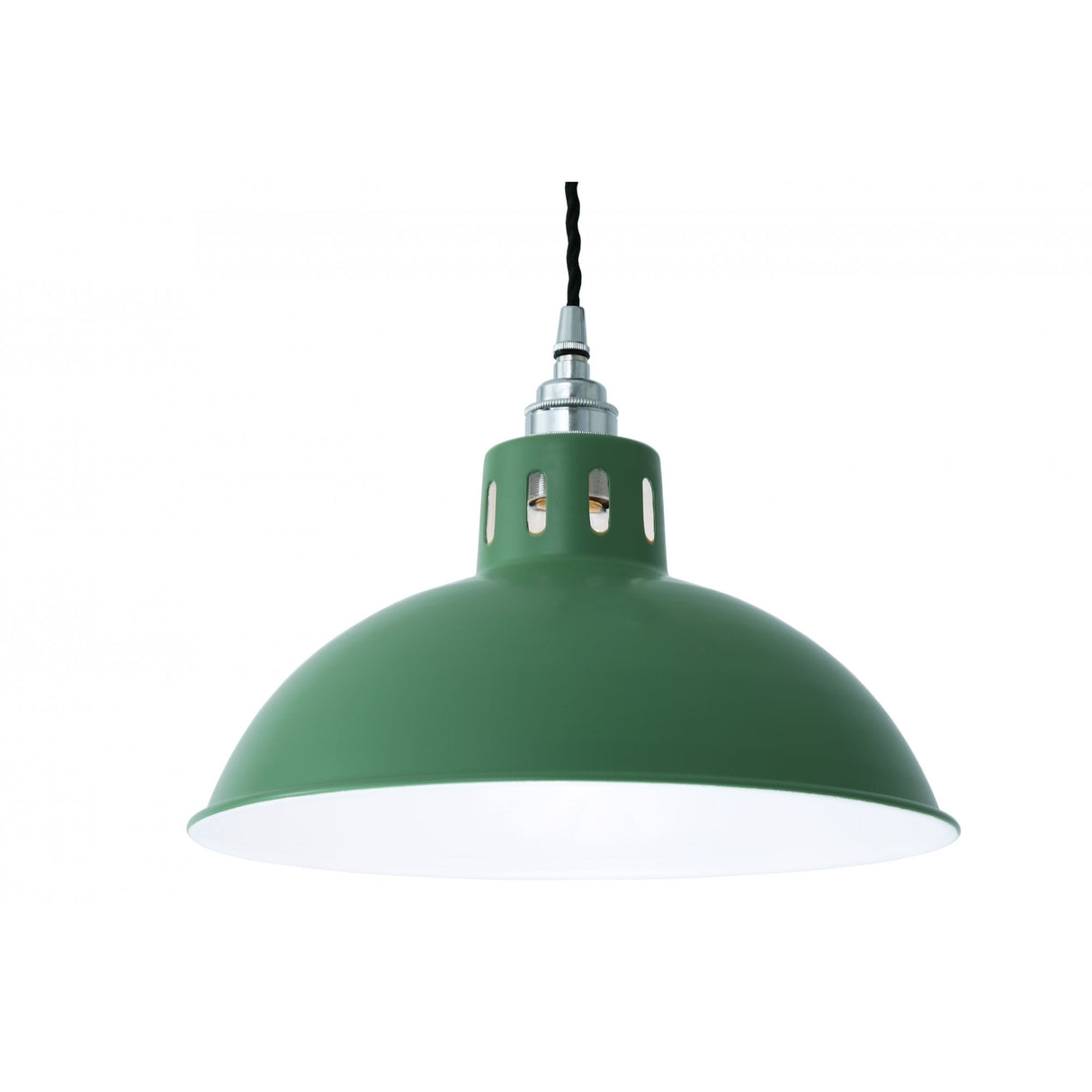 Osson Industrial Pendant Light with Bronze and Chrome Finish