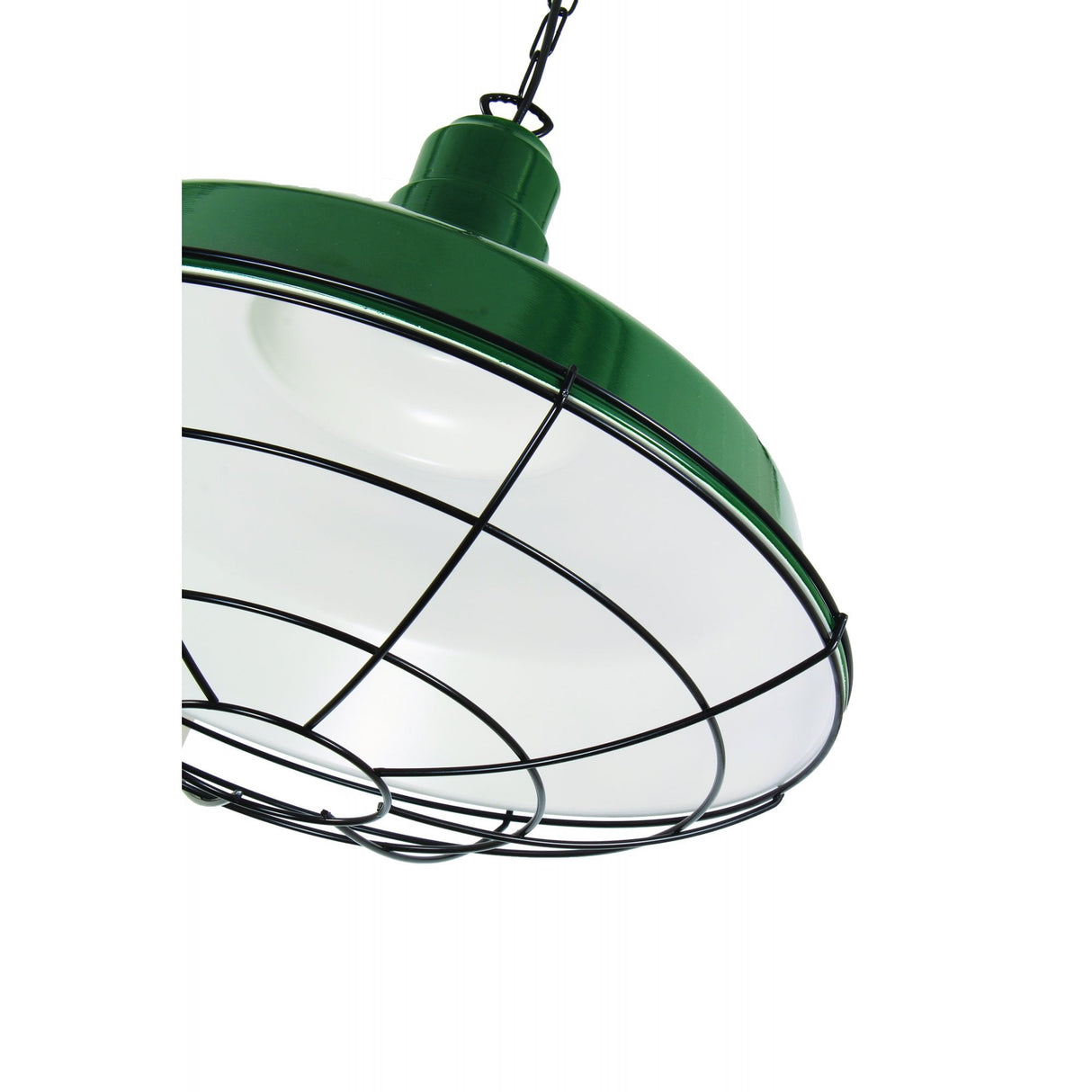 Cobal Black Pendant with Industrial Cage Design